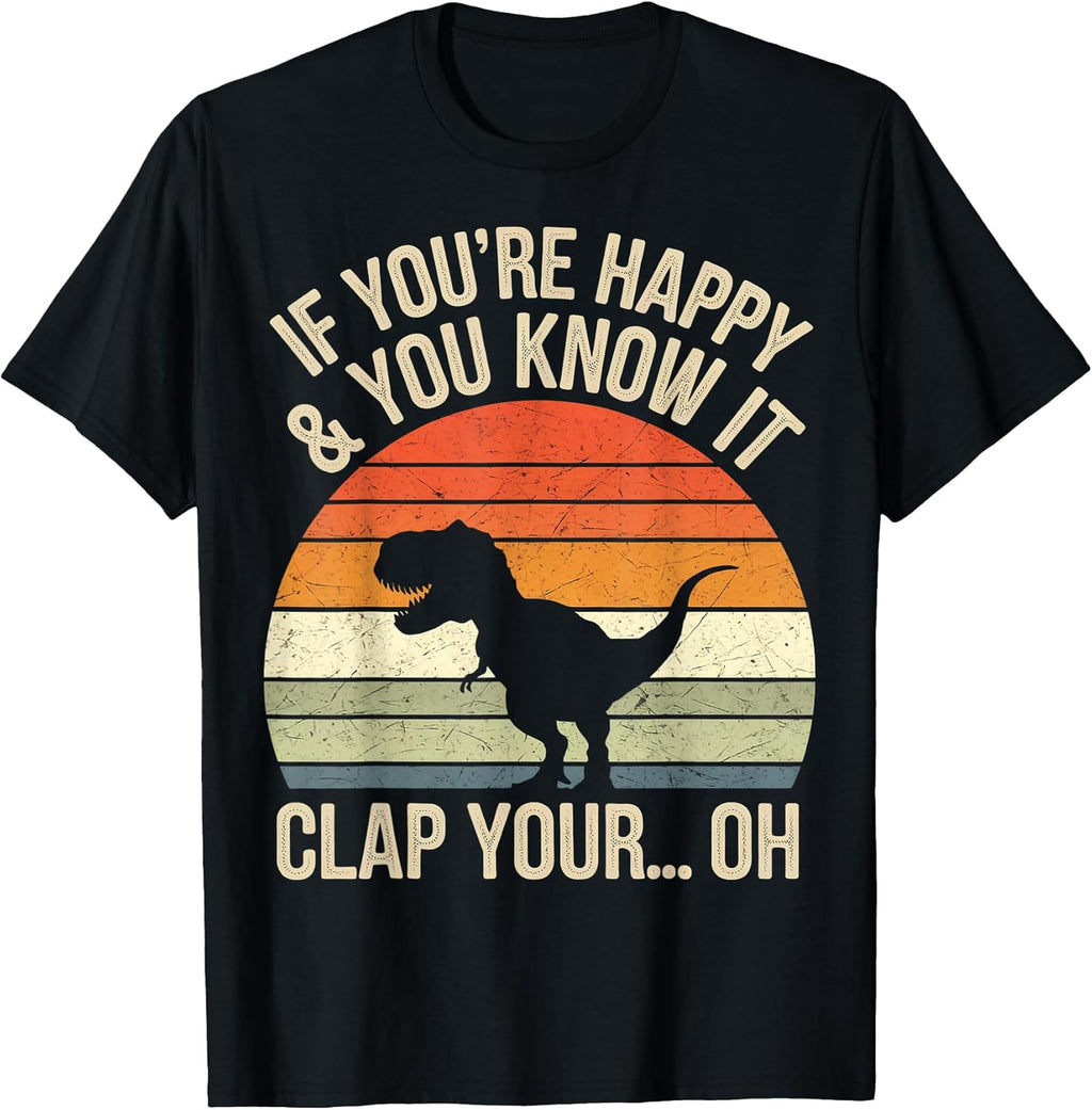 T Rex Dinosaur Meme Funny Dino Gifts for Men Women Boy Kid T-Shirt