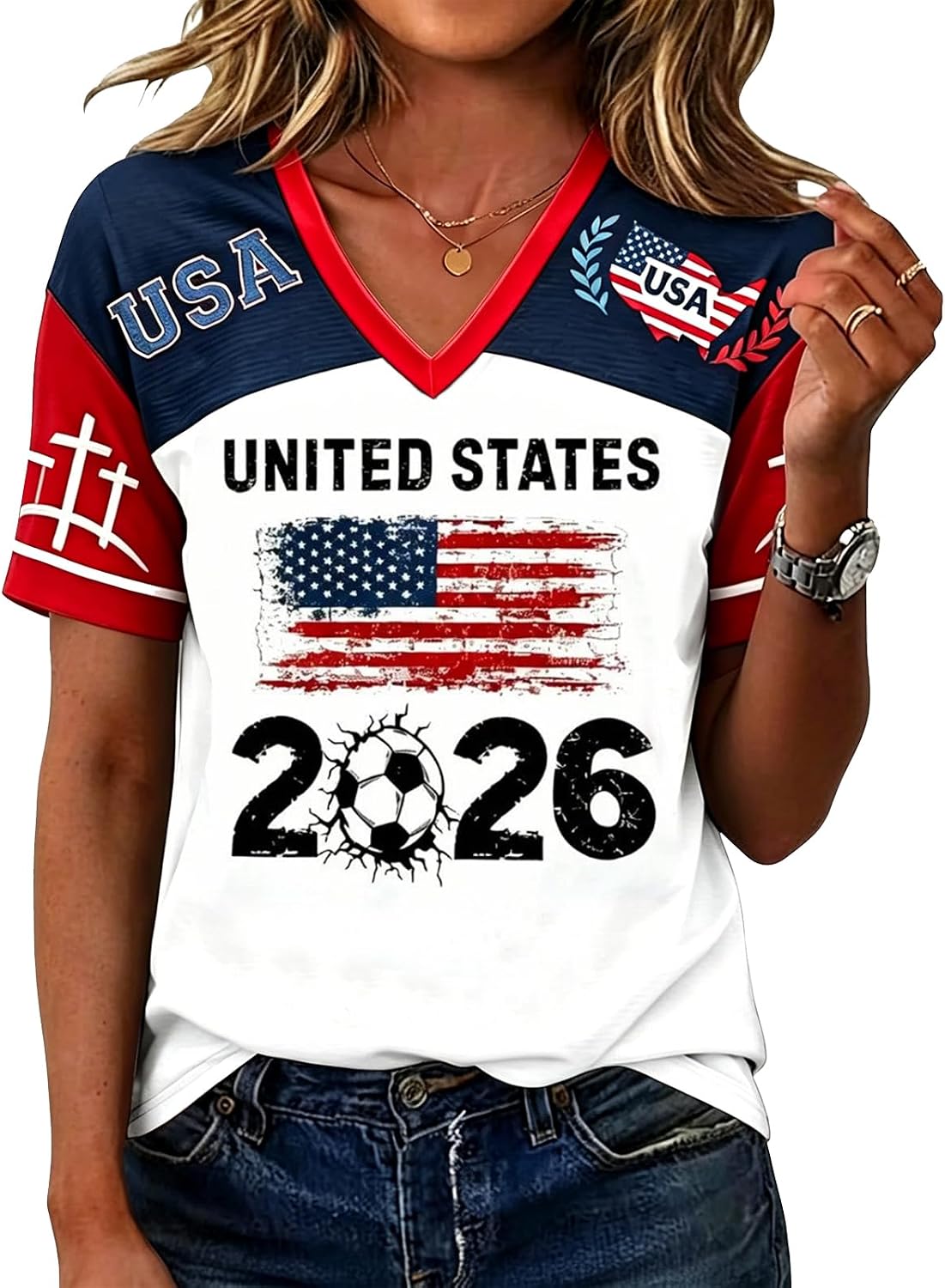 Short Sleeve Shirts for Women Summer Tops 2026 Floral Soft Boho Casual Button Down V Neck Loose Fit T Shirts for Women