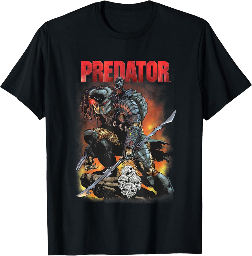 Predator Ready to Hunt Big Chest Iconic Retro Poster V2 T-Shirt