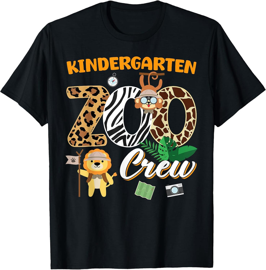 Kindergarten Zoo Crew Safari Animal Fun Jungle Fun Zoo T-Shirt