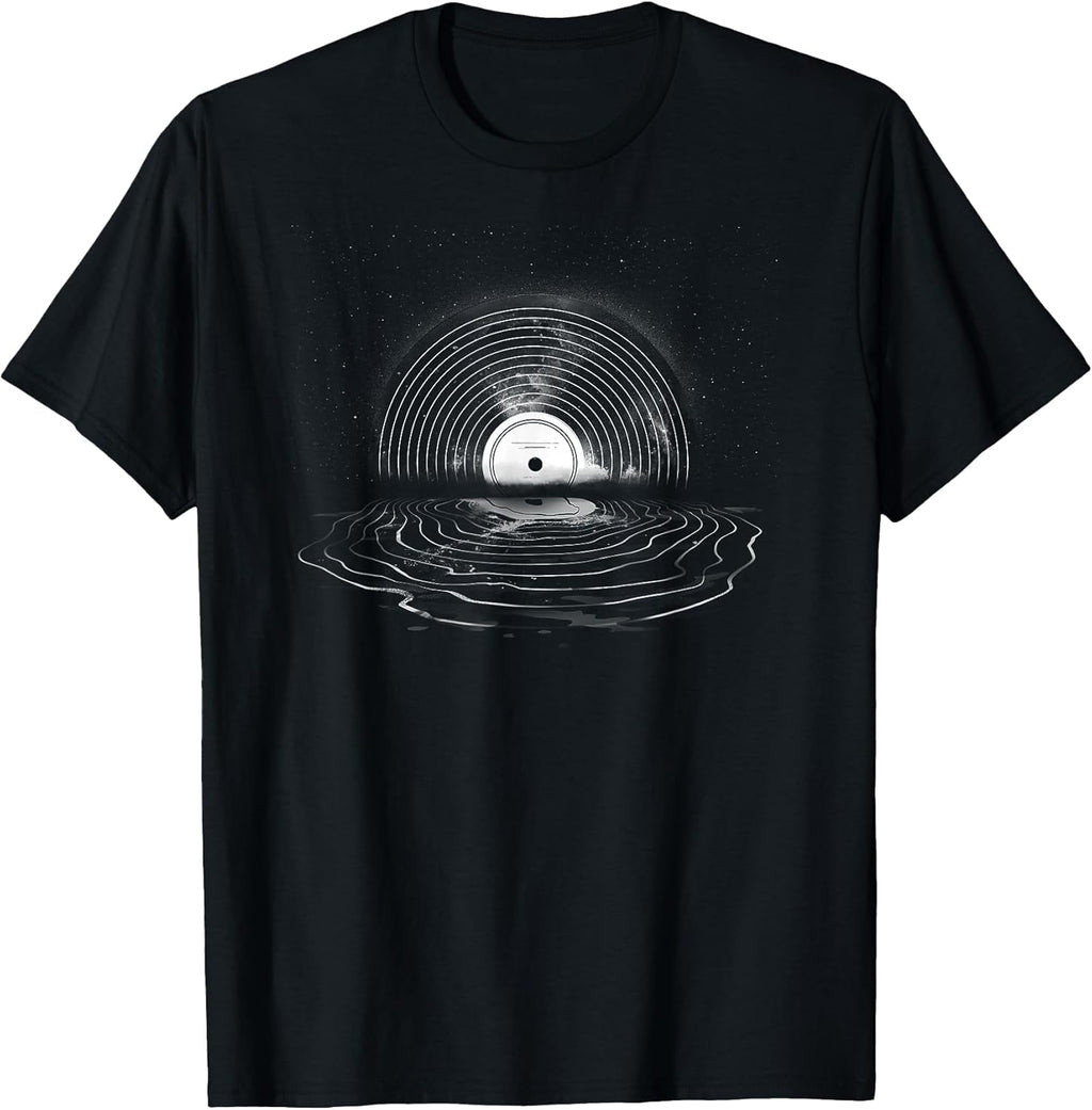 Vinyl Music Vinyl Moon Vinyl Record Lovers Collectors T-Shirt