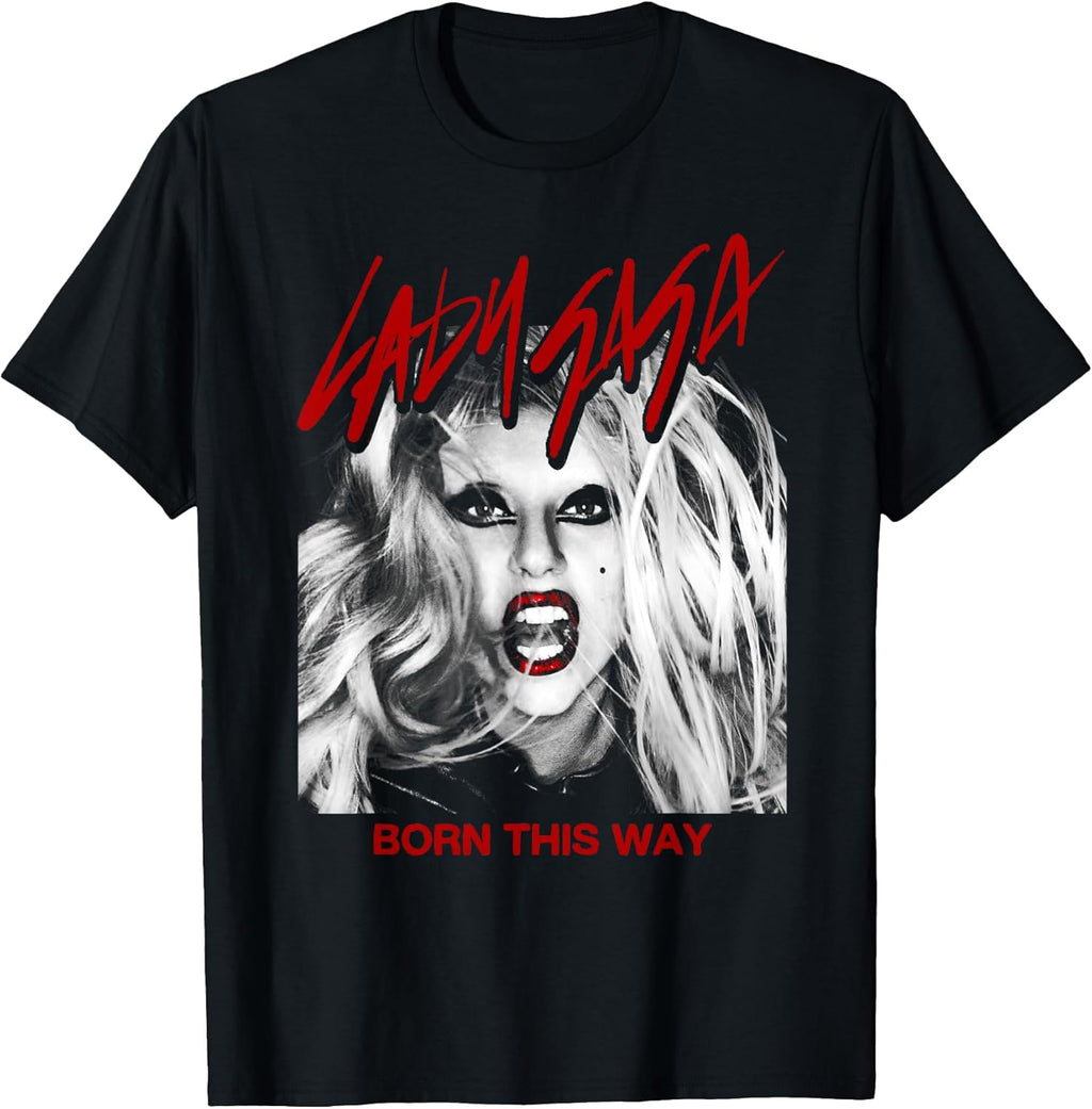 Official Lady Gaga Born This Way Cover T-Shirt