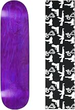 Moose Skateboard Deck Pro 7-Ply Canadian Maple Stained Purple with Griptape
