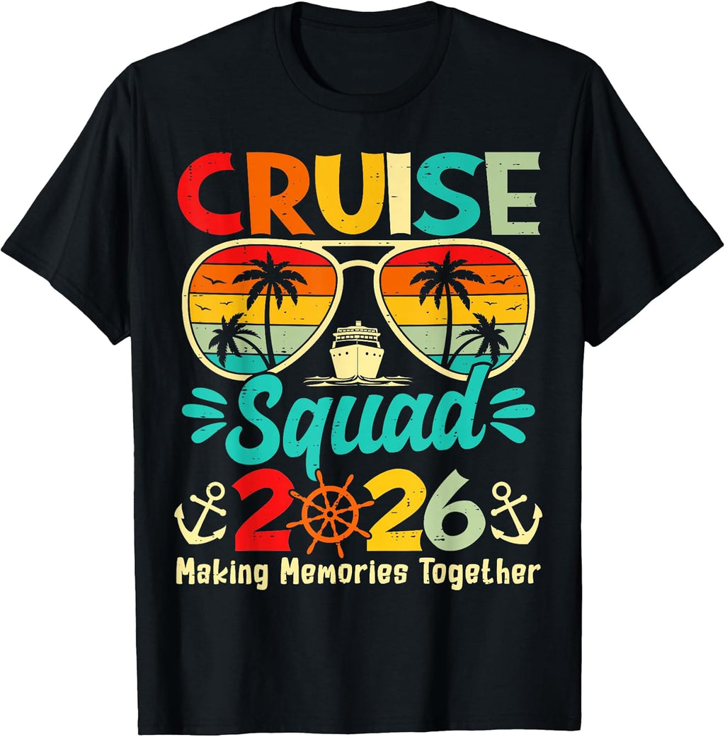 Cruise Squad 2026 Summer Vacation Matching Family Cruise T-Shirt
