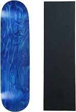 Moose Skateboard Deck Pro 7-Ply Canadian Maple Stained Blue with Griptape