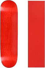 Moose Skateboard Deck Pro 7-Ply Canadian Maple Stained RED with Griptape