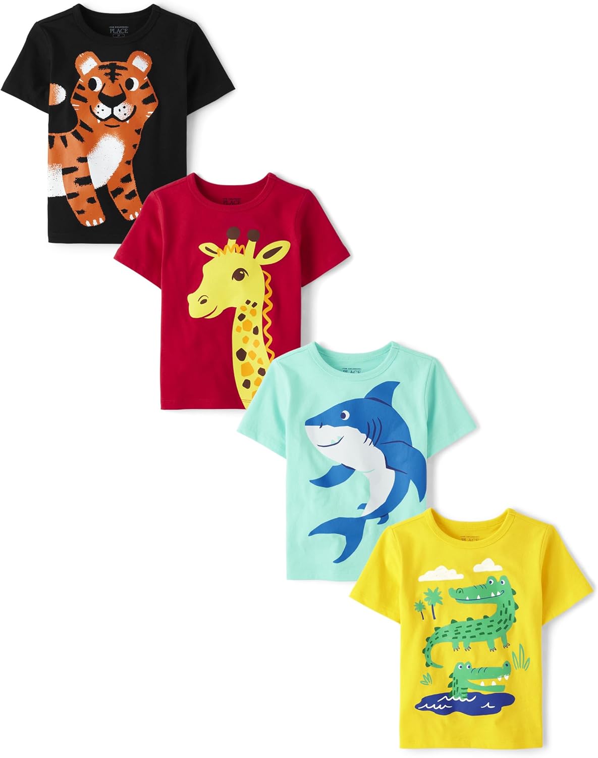 and Toddler 4-Pack Short Sleeve Graphic T-Shirt,2T