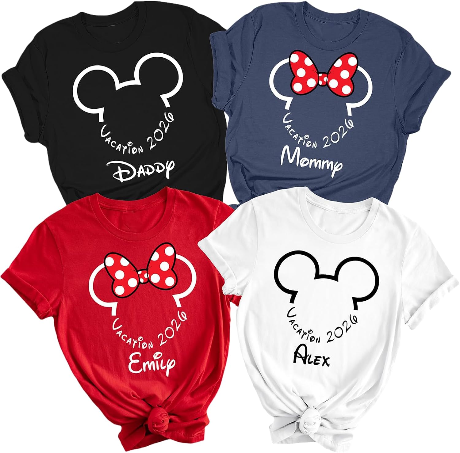 Custom Name Family Trip Shirts 2026 Matching Shirts for Family Matching Shirts Family Vacation Shirts 2026