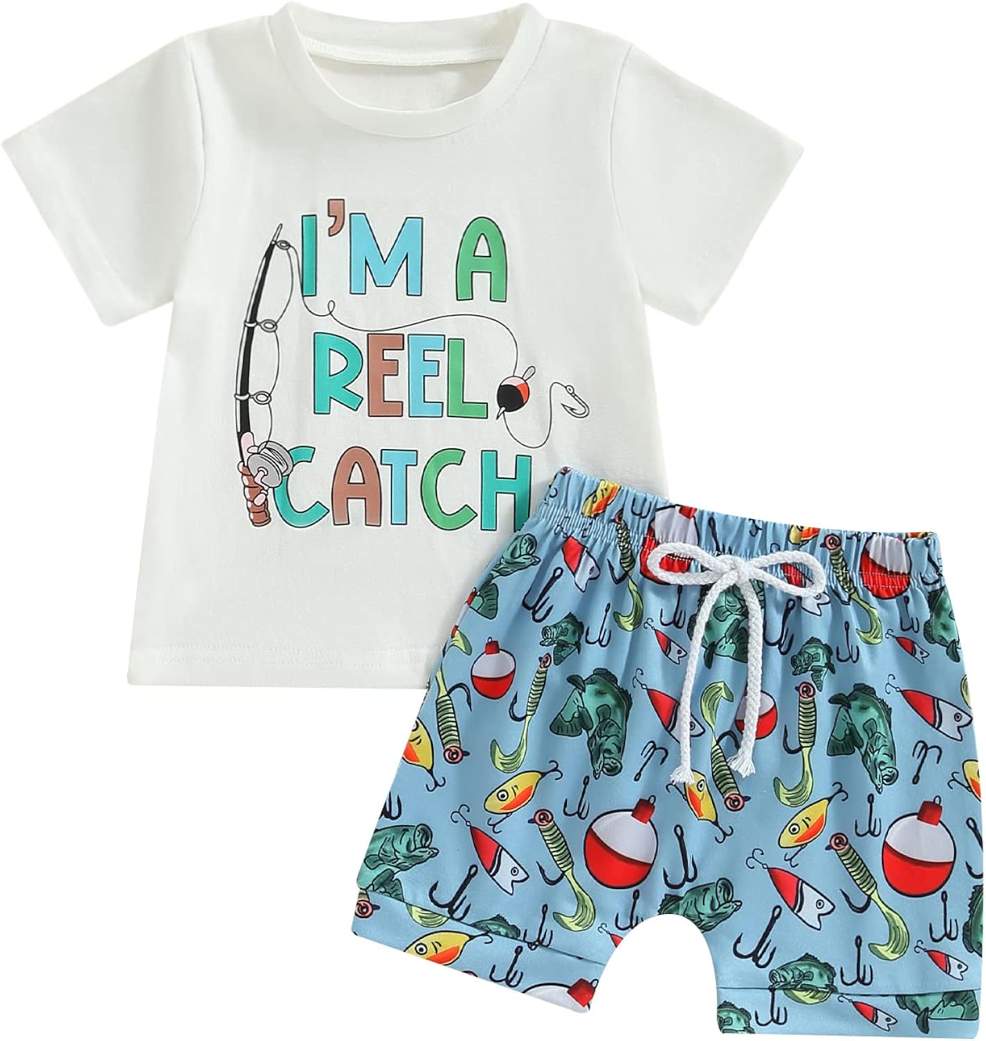 Baby Boy Clothes Toddler Summer Outfit Short Sleeve T-Shirt Tee Tops + Shorts 6 12 18 24 Months 2T 3T Clothing Set