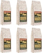 Moose Munch Gourmet Coffee by Harry & David, Maple Walnut Flavored Ground Coffee - 12 Ounce Bag (Case of 6)