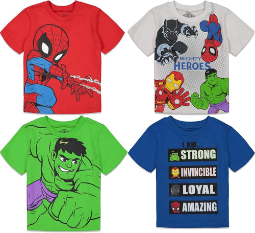 4 Pack Graphic T-Shirts