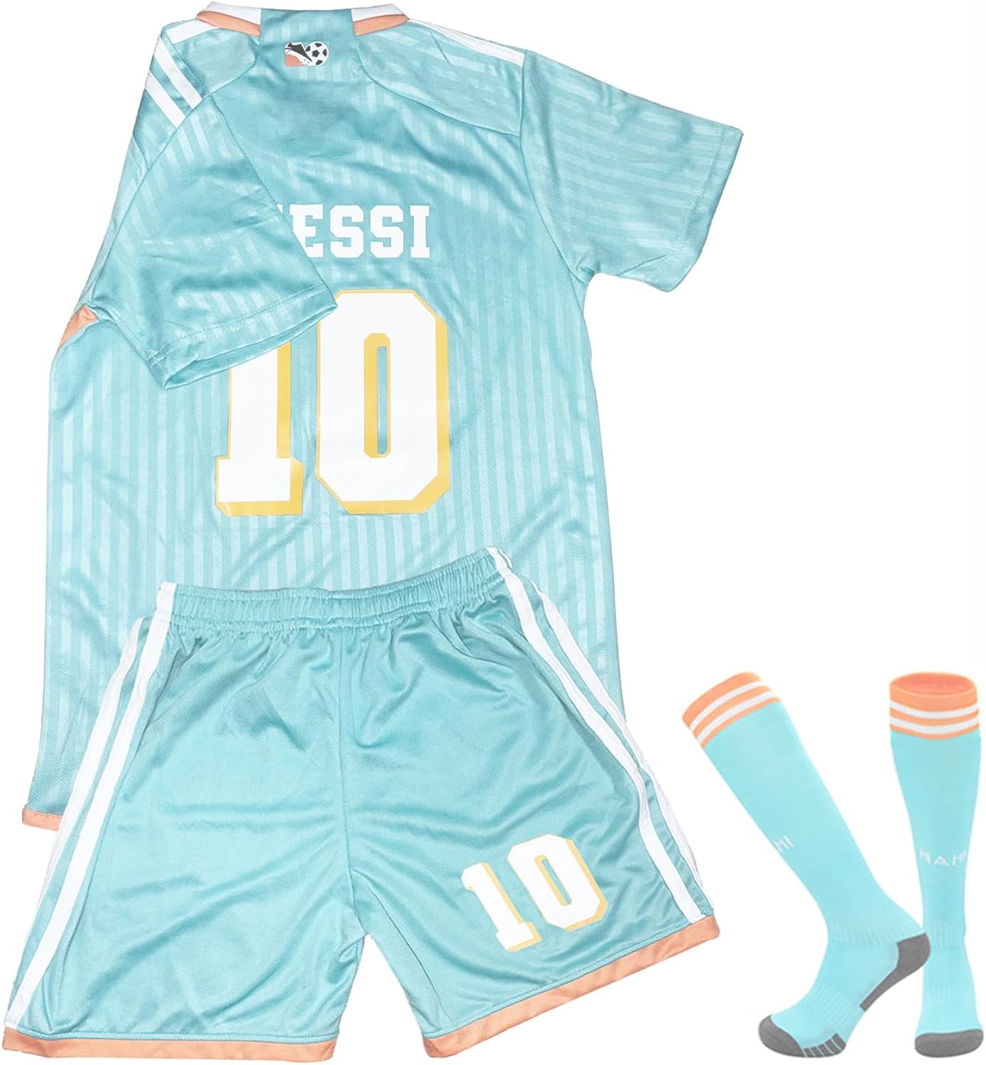 2024/2025 Soccer Jerseys for Kids Boys & Girls Youth Soccer Practice Jersey Outfits Football Training Shirt Uniforms - Aqua