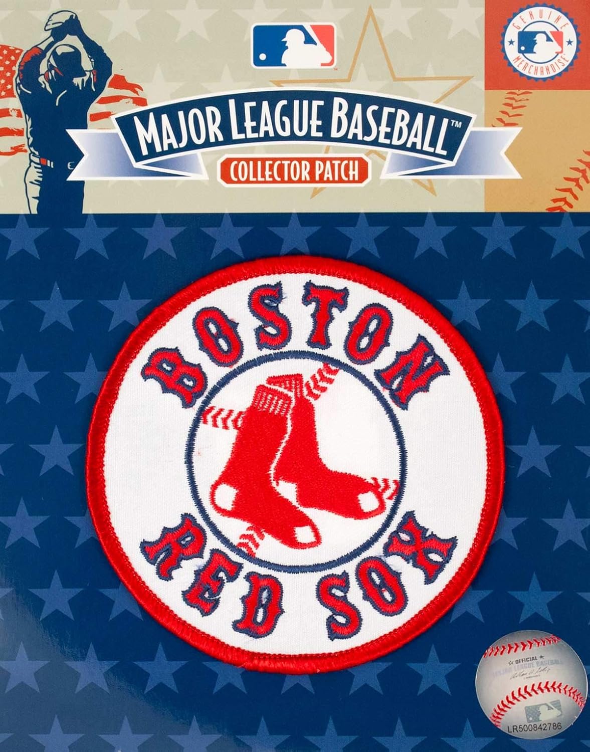 Red Sox Embroidered Circle Logo Collectors Patch