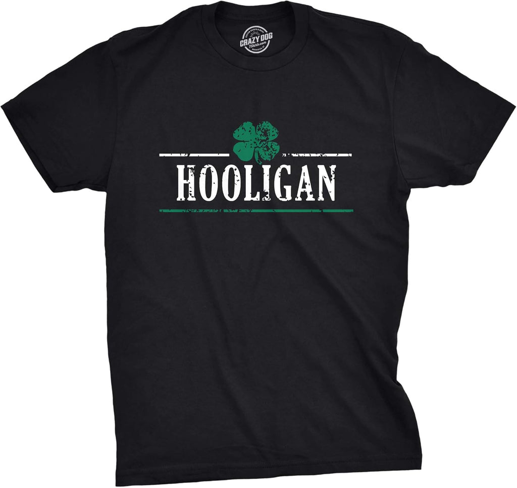 Mens Irish Hooligan T-Shirt Black