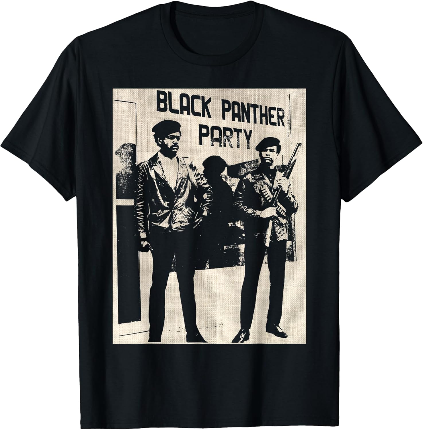 BPP Vintage Black History Self Defense Black Panthers Party T-Shirt Small