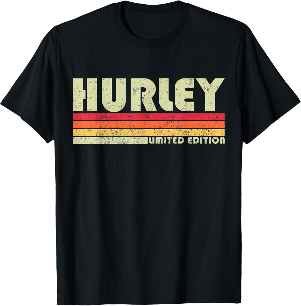 Retro Hurley Home State Cool 70s 80s Style Sunset T-Shirt