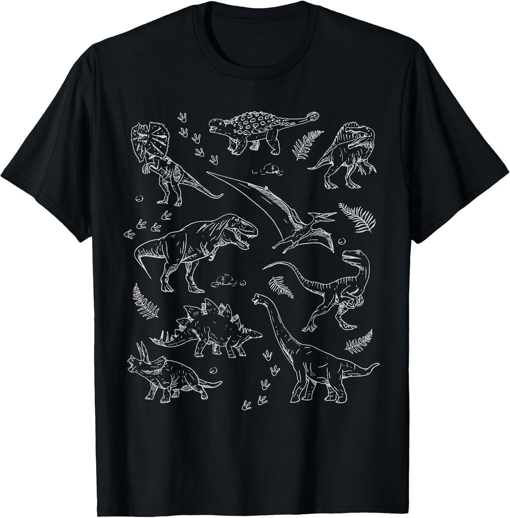 Dinosaur Fossils Vintage t -shir t
