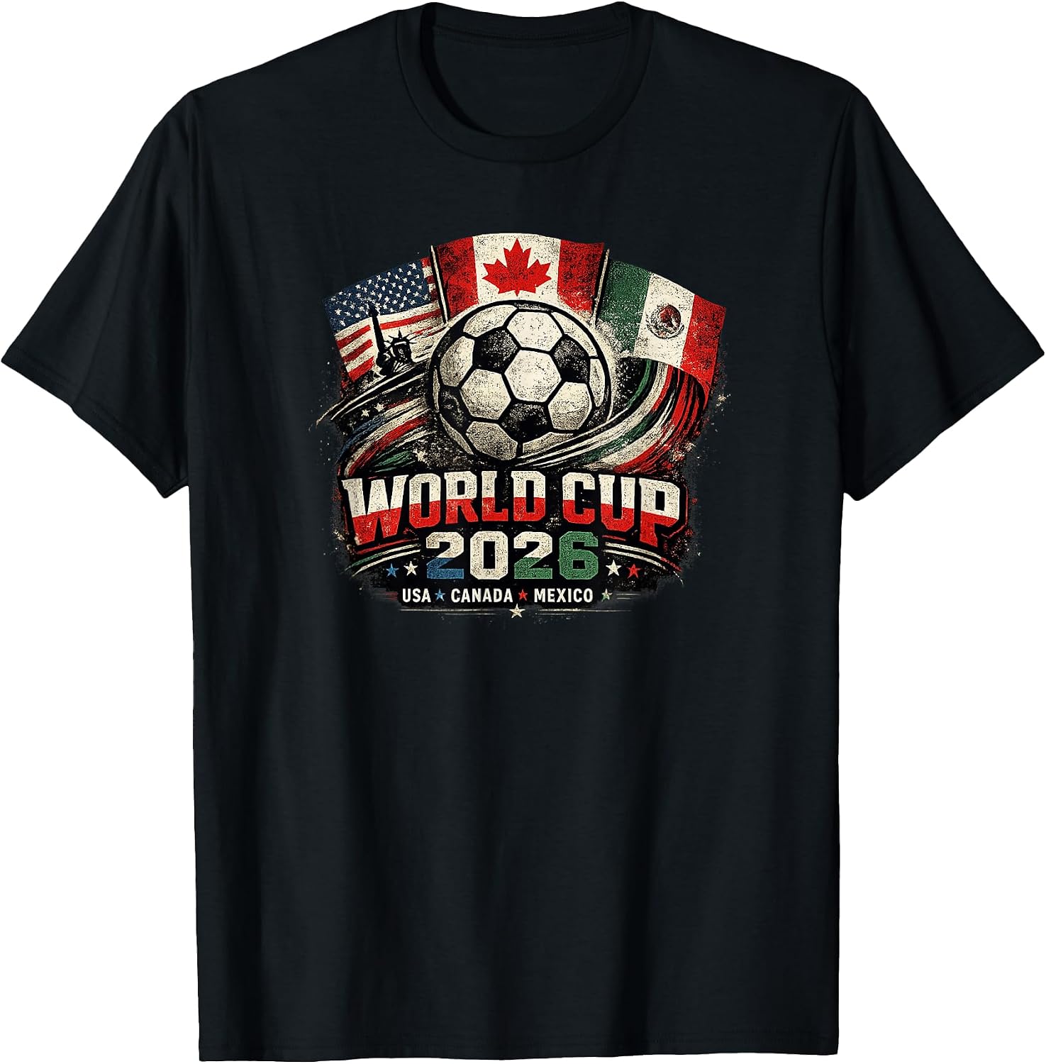 Soccer Football - World Cup 2026 USA Canada Mexico America T-Shirt