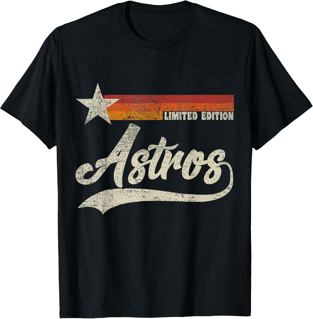 Vintage Astros Retro Style 70s 80s First Name T-Shirt