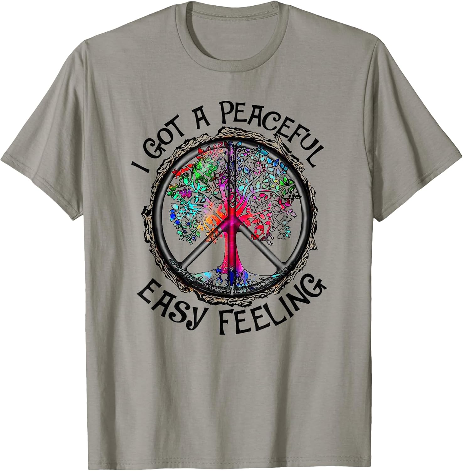 I Got Peaceful Easy Feeling Tshirt - Hippie Peaceful Shirt T-Shirt