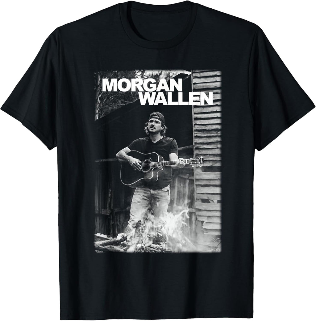Official Morgan Wallen Guitar Photo T-Shirt