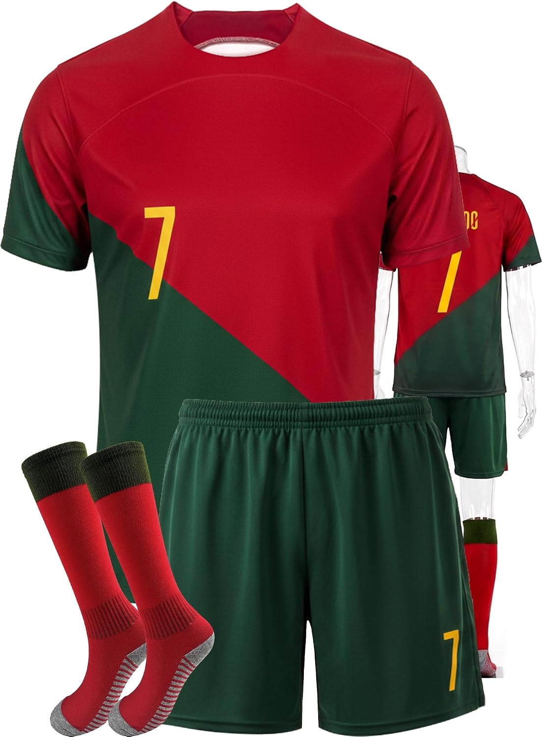 Kids Soccer Jersey Set for Boys Girls Training Uniform Youth Jerseys