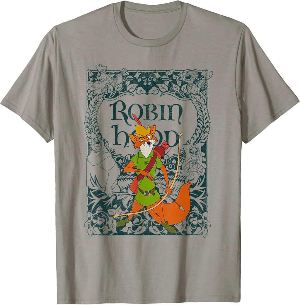 Robin Hood Retro Vintage Distressed T-Shirt Small