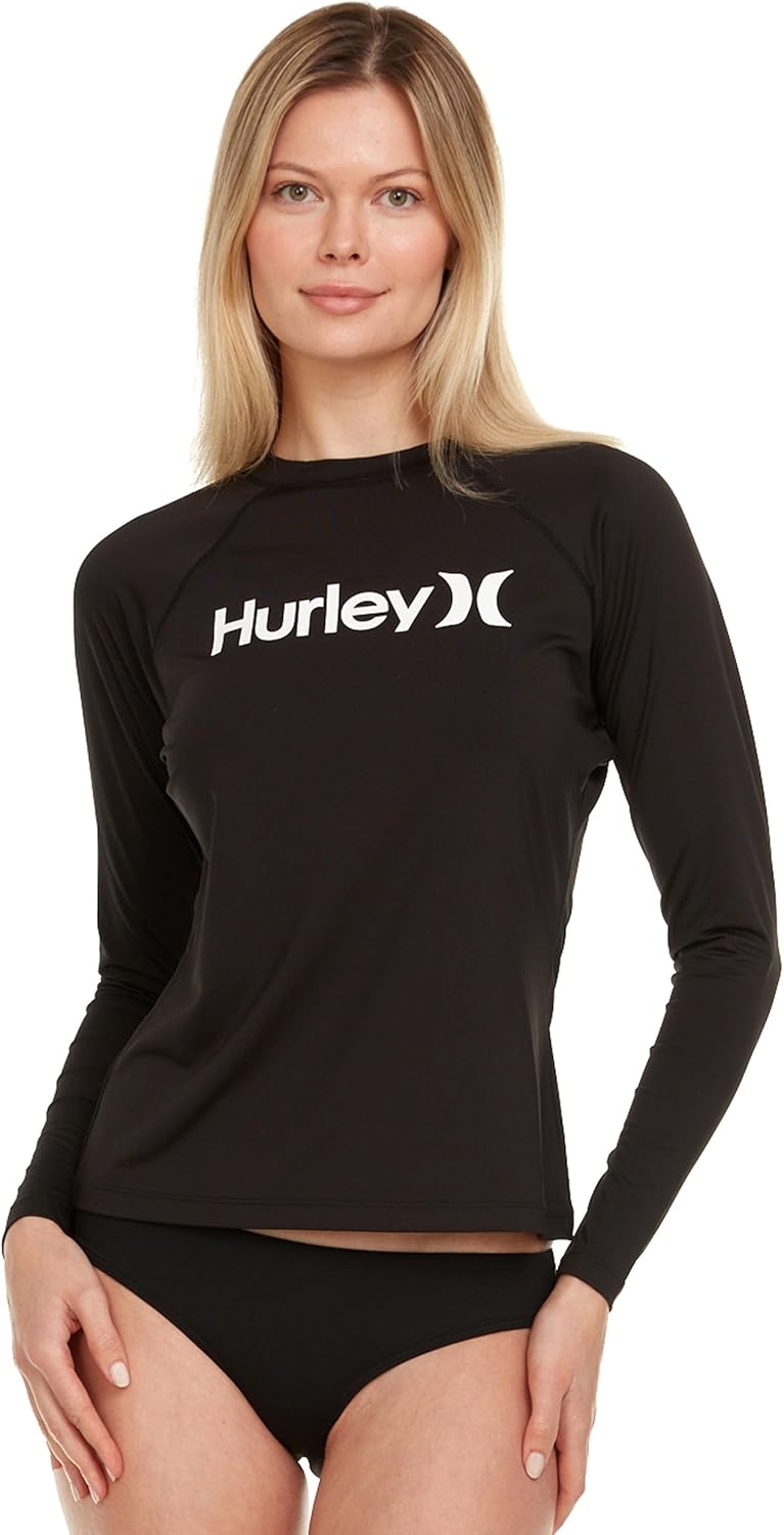 Rash Guard for Women, Womens Rash Guard Long Sleeve Shirts, Rashguard Swim Shirt Women UPF 50+ SPF & UV Protection