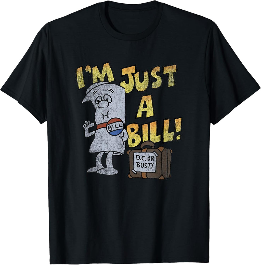 I’m Just a Bill DC or Bust Retro TV Show T-Shirt