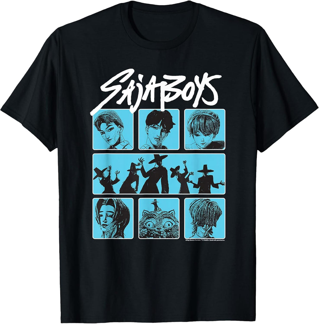 Saja Boys Demon Group Poster T-Shirt