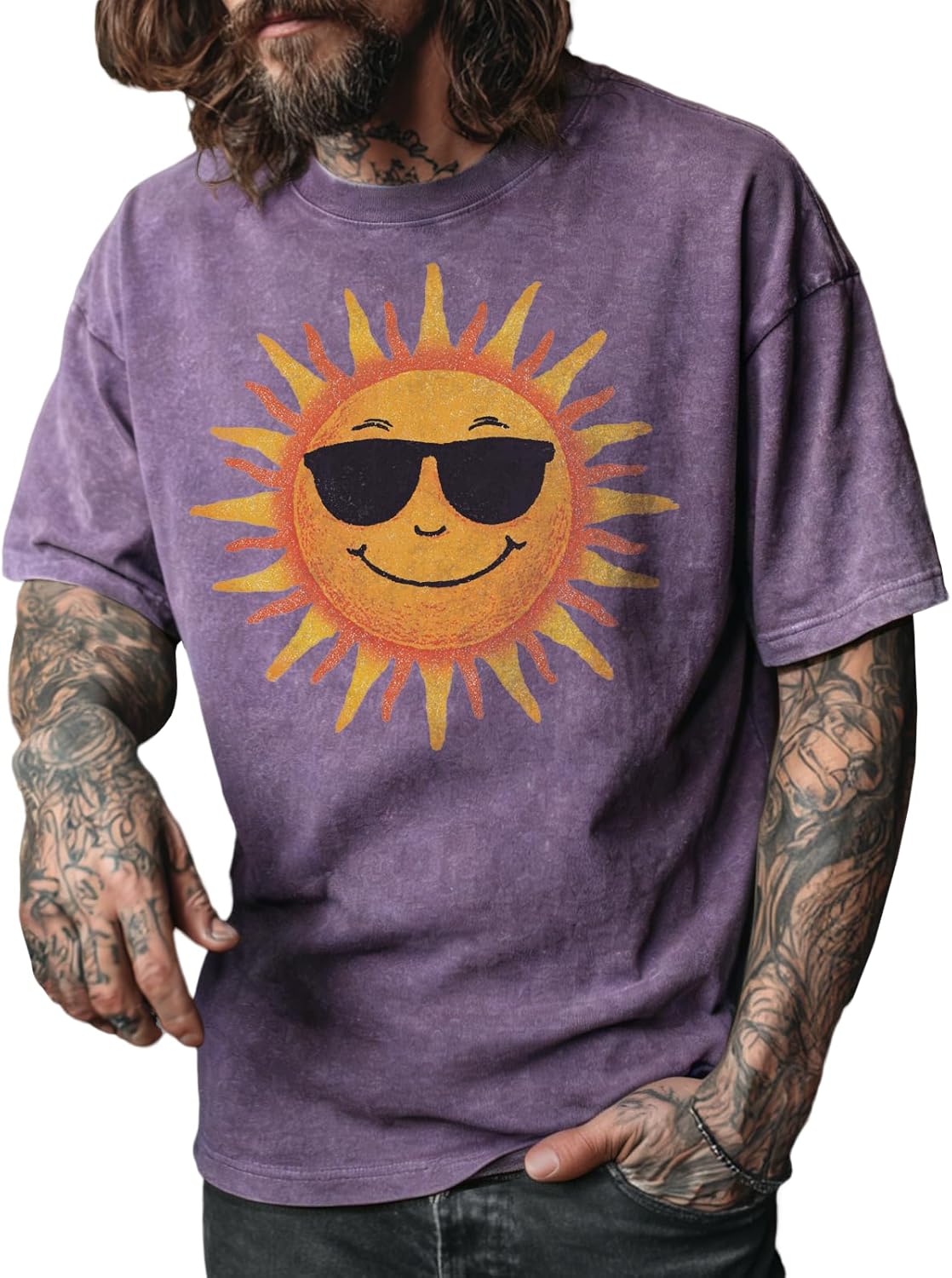 Summer Graphic T-Shirts for Men Cotton Casual Tees Comfy Streetwear Crewneck Short Sleeve Tops