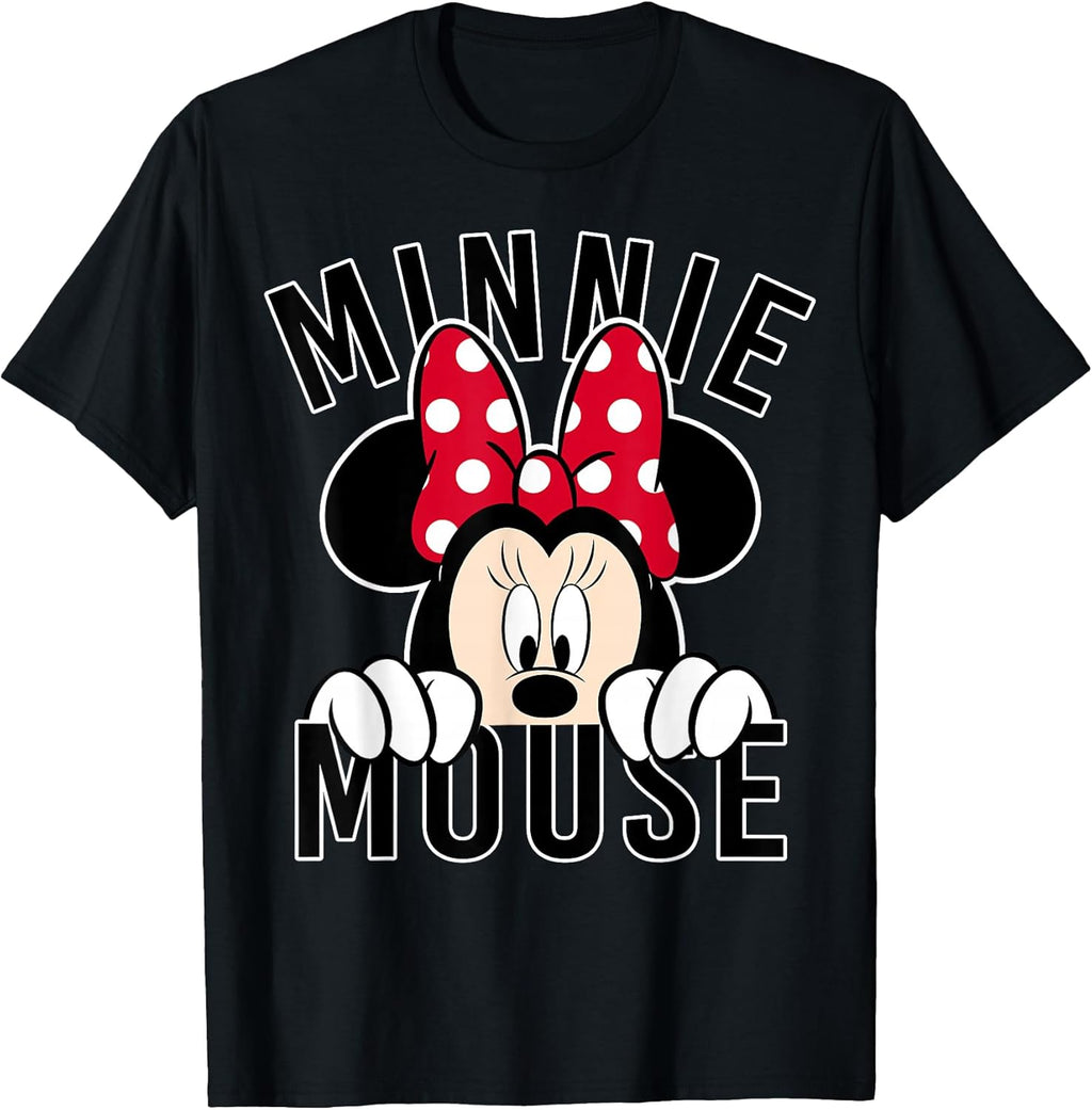 Minnie Rock The Dots Peeking Minnie T-Shirt