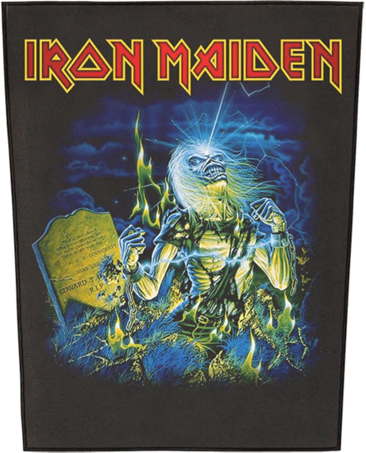XLG Iron Maiden Live After Death Back Patch Album Art Fan Jacket Sew On Applique