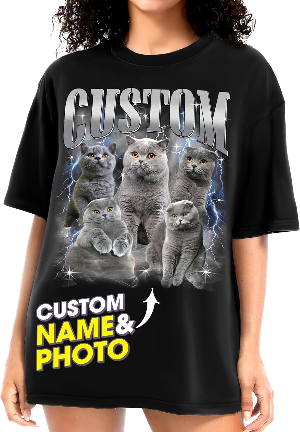 Custom Shirts Custom Bootleg Rap Shirt for Him Custom Face Shirt with Photo Pet Custom Tees Gift for Dog Cat Lover