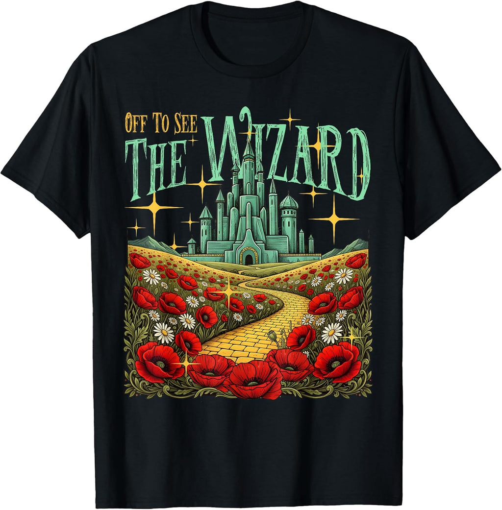 Yellow Brick Road We’re Off Wizard T-Shirt