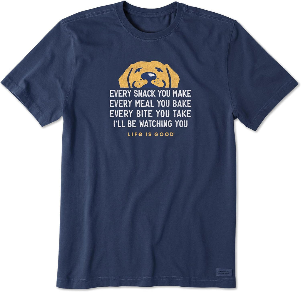 Mens Crusher Tee I'll Be Watching You, Darkest Blue