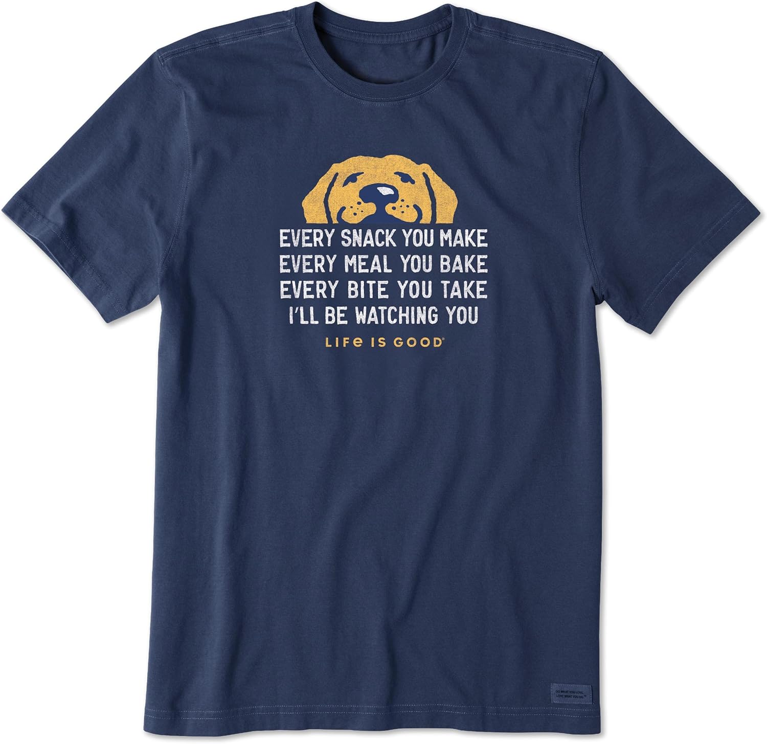 Mens Crusher Tee I'll Be Watching You, Darkest Blue