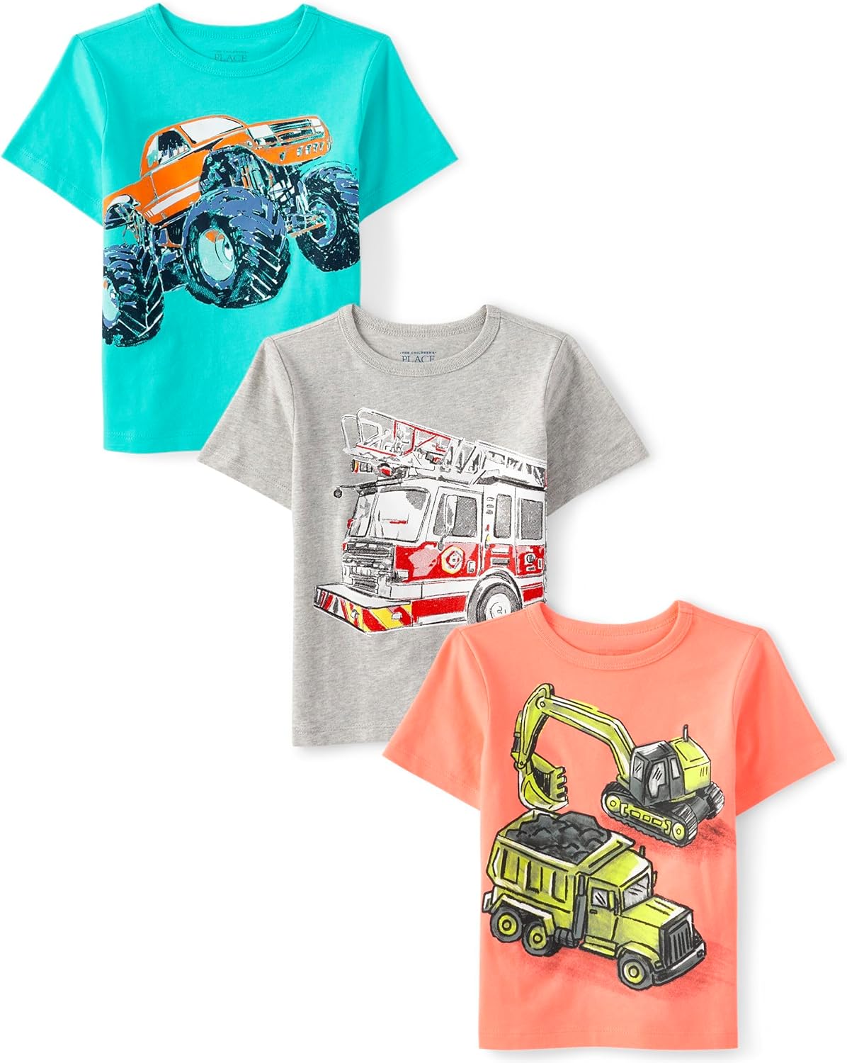 Baby Boys' Graphic T-Shirts (3-Pack)