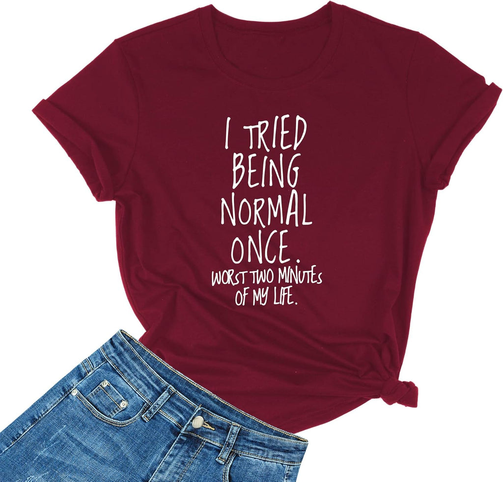Women Fashion Summer Funny Printed Casual Graphic T-Shirts