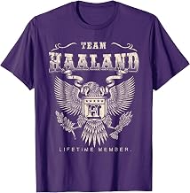Team Haaland Lifetime Member - Haaland Name T-Shirt