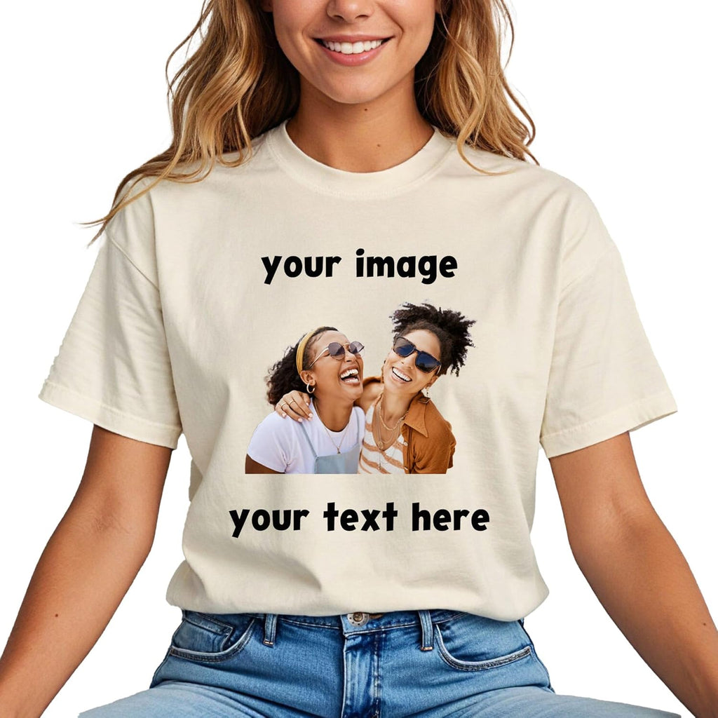 Custom Photo Tshirt, Custom Image t-Shirt, Your Photo Shirt, Custom Shirts Design Your own, Photo T-Shirt, Personalized Gift Ideas Multicolor