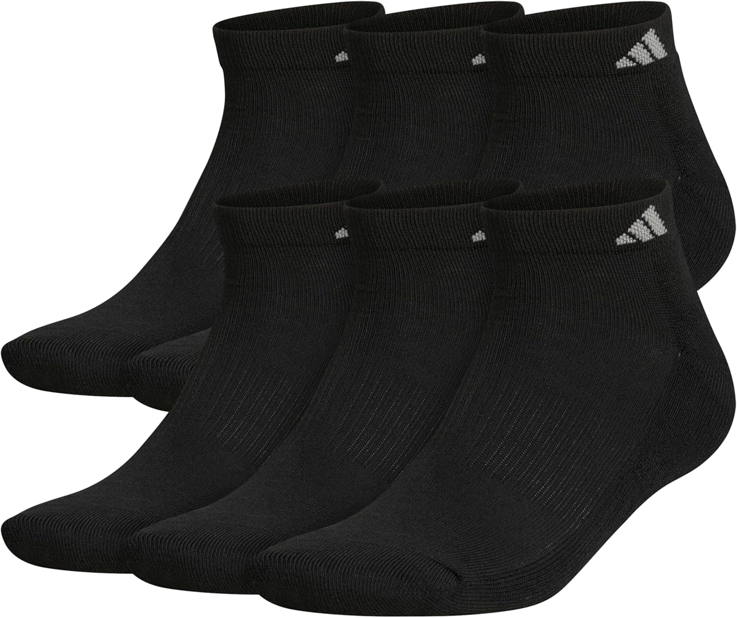 Men's Athletic Cushioned Low Cut Ankle Socks (6 Pairs) Durable & Comfortable