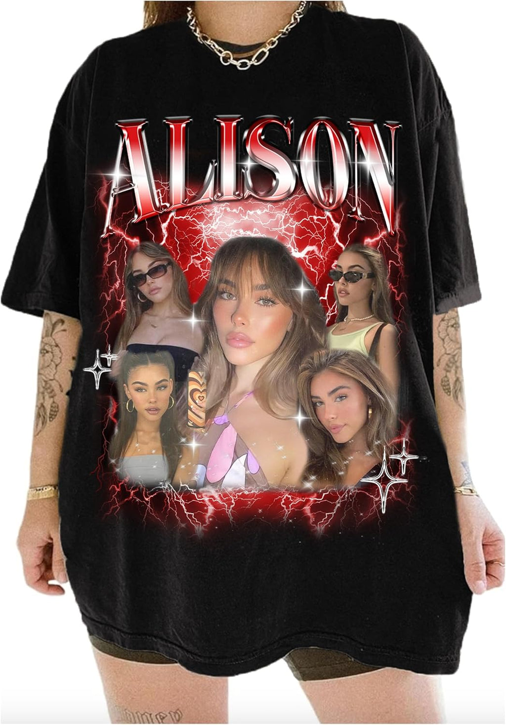 Personalized Bootleg Rap Shirts for Girlfriend & Boyfriend, Custom Tee with Vintage Face Photo, Valentines Day Gift