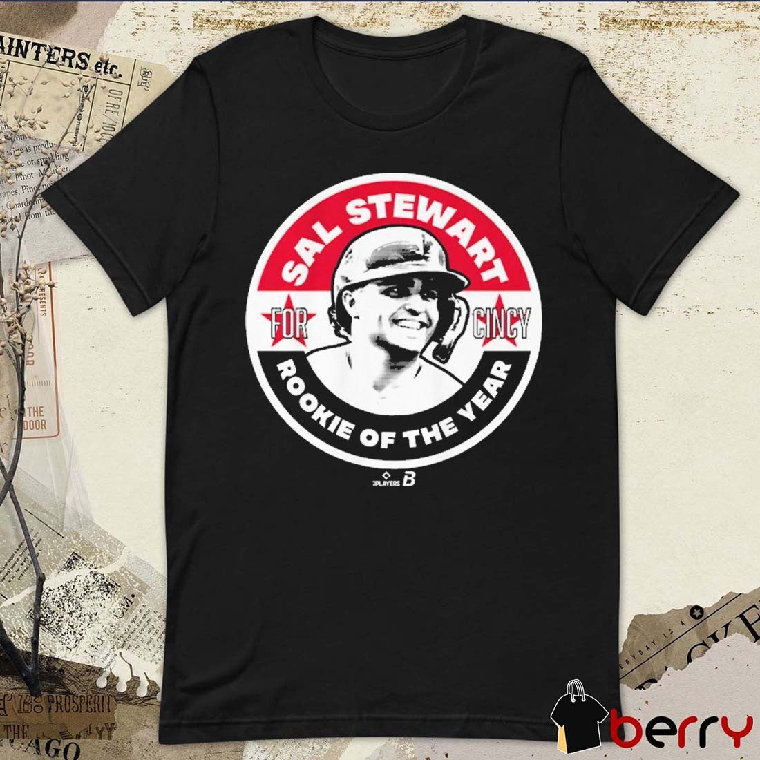 Sal Stewart For Rookie Of The Year Cincinnati Reds MLB t-shirt