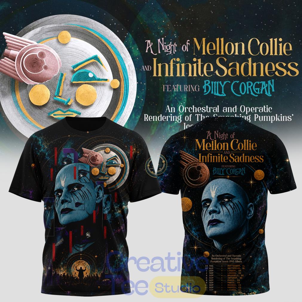 A Night of Mellon Collie and Infinite Sadness Limited 3D T-Shirt