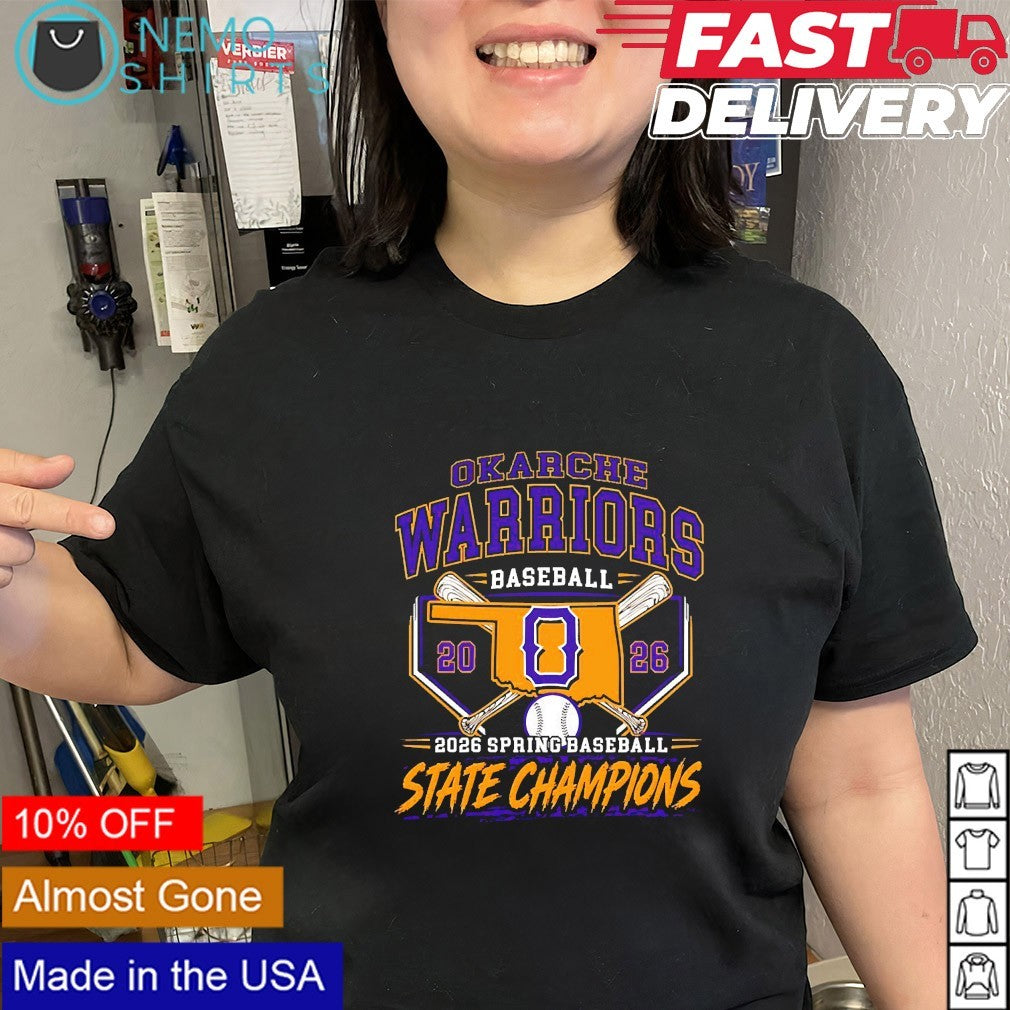 Okarche Warriors 2026 baseball state champions shirt