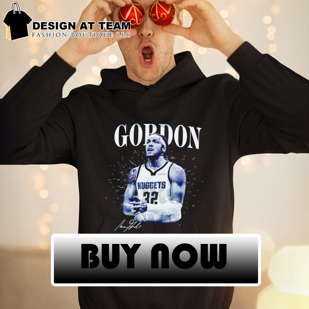 Aaron Gordon Denver Nuggets Basketball Game Day signature shirt