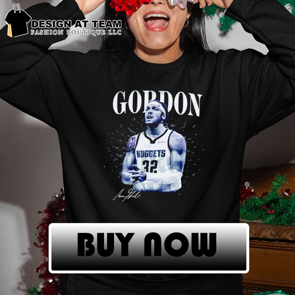 Aaron Gordon Denver Nuggets Basketball Game Day signature shirt