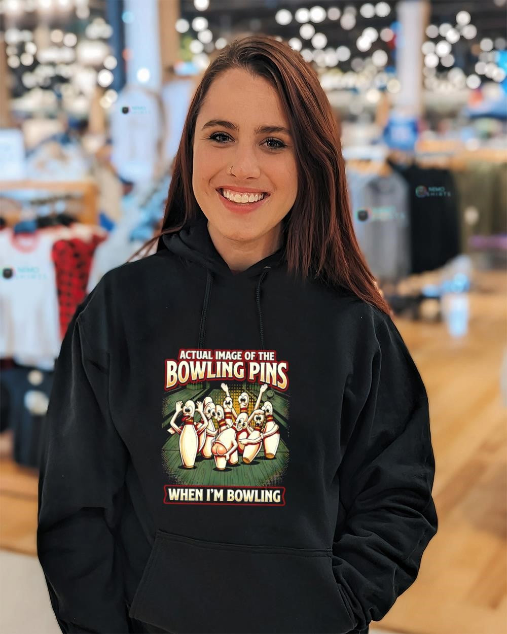 Actual image of the bowling pins when i’m bowling shirt