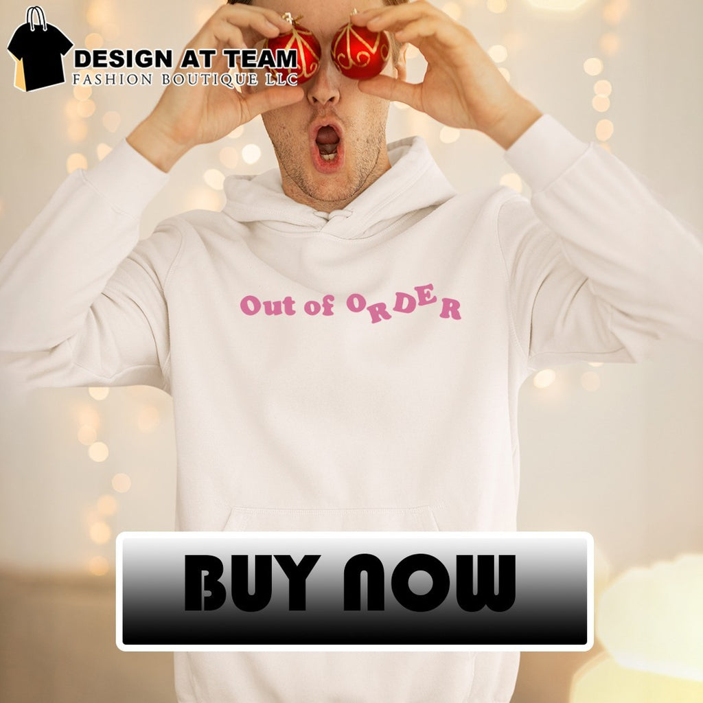 Adwoa Aboah wearing Out of Order shirt